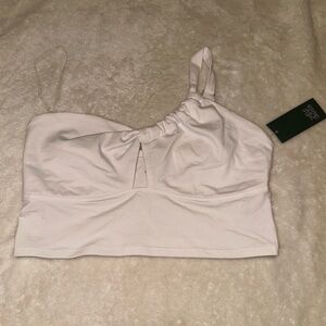 White Crop Top